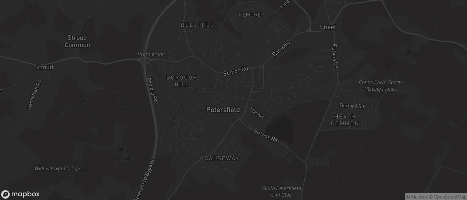Map of Petersfield for SEO services in Petersfield