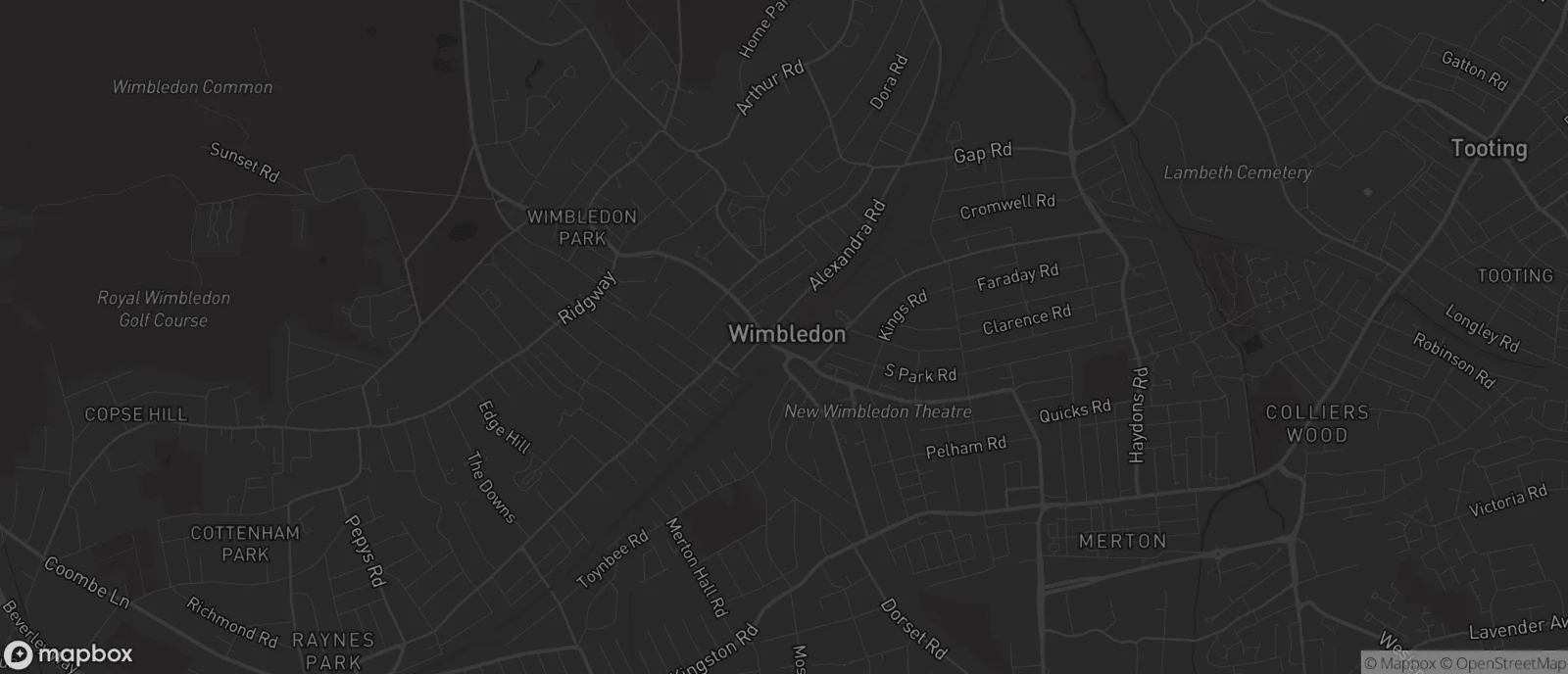 Map of Wimbledon for SEO services in Wimbledon