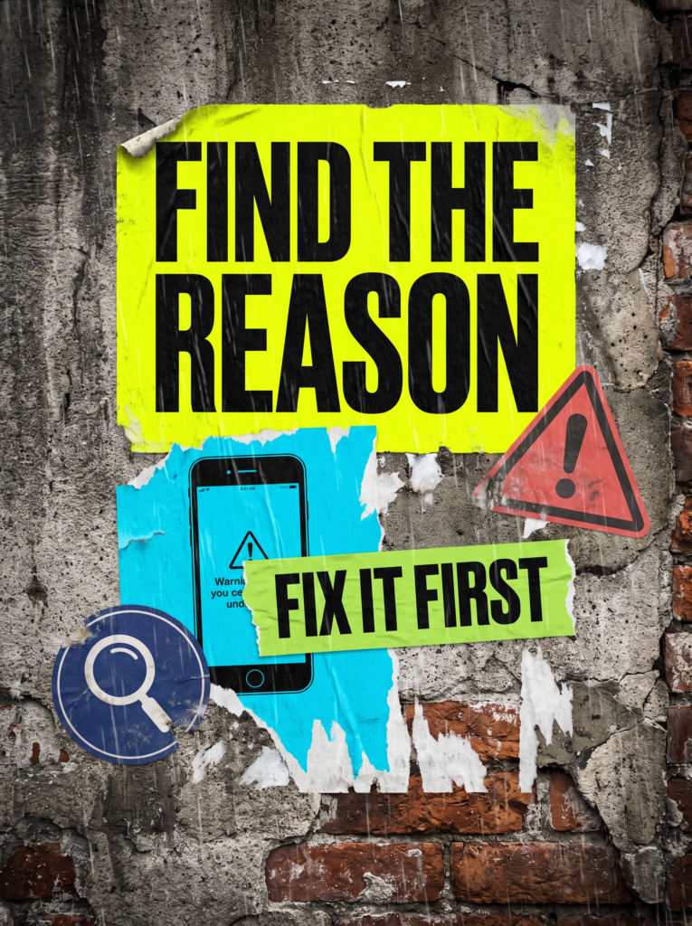Why was my Facebook ad rejected quick version poster: find the reason, fix it first